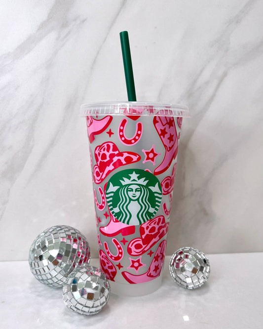 Pink Country Themed | Starbucks Reusable Cold Cup